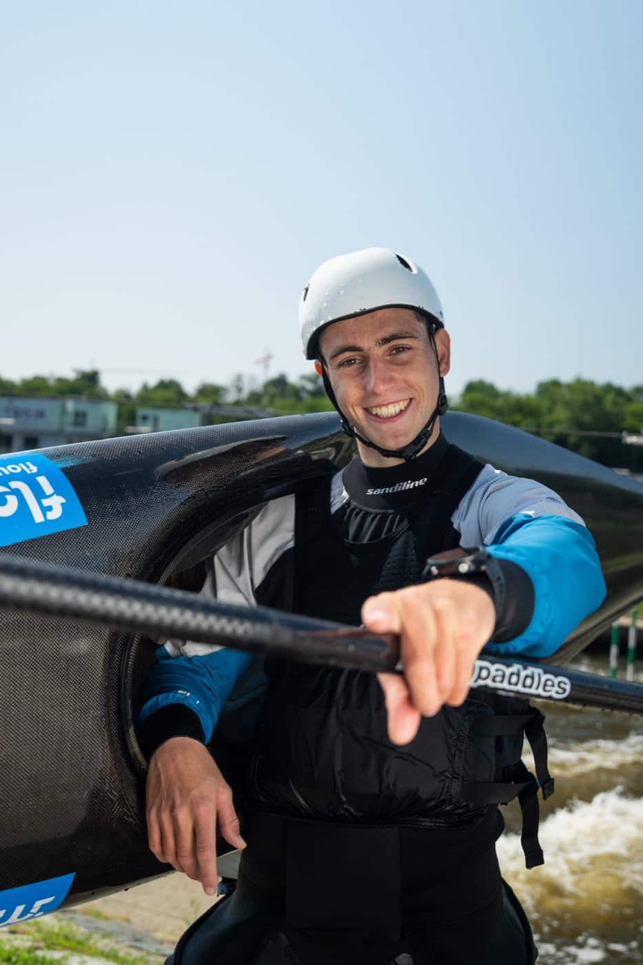 Štěpán Venc v kajaku